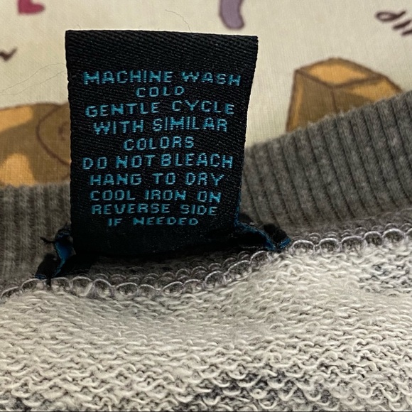 Rue + Distressed Camouflage Sweatshirt 1X Gray Black Crew Neck Long Sleeves - Picture 15 of 16